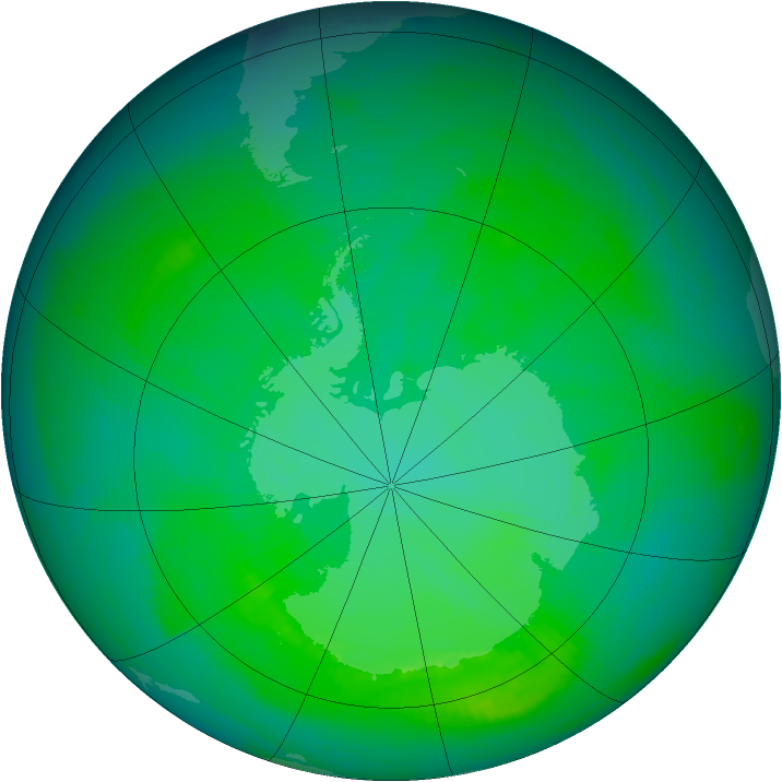Ozone Map 1981-12-26